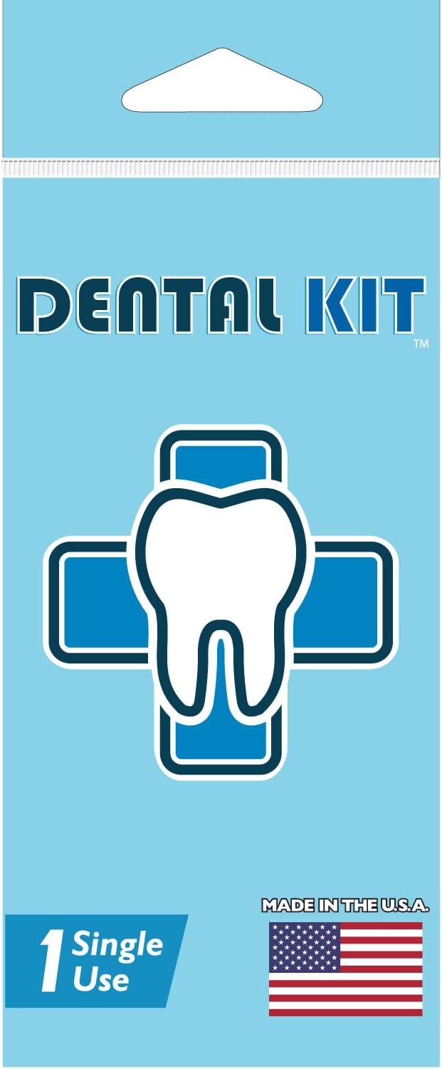 Dental Kit Single Use Portable Kit with Travel Tooth Brush Tooth Paste Dental Floss and Mint-Flavored Tooth Picks - 10 Units