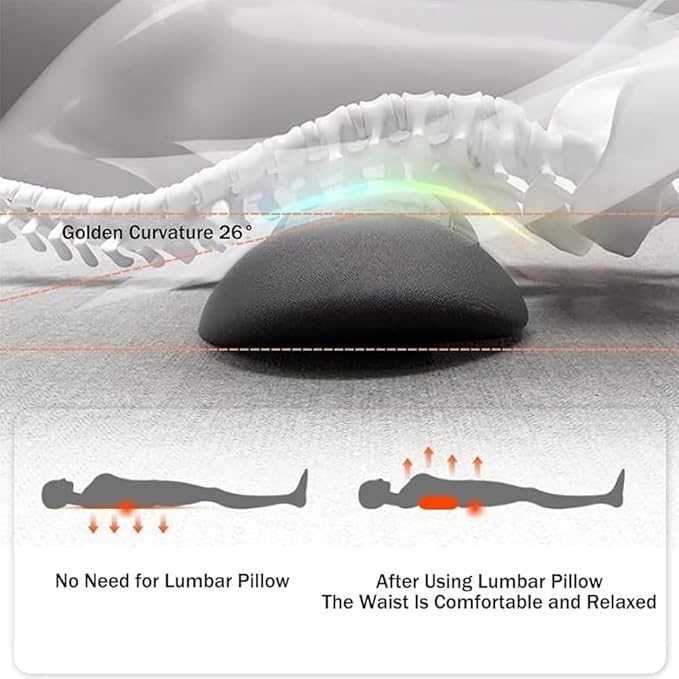 Sciatica &amp Spine Pain Massager - 3-in-1 Back Massager Triple Fusion Massager's Three-Speed Constant Temperature Hot Compress Just 15-Minutes Away from Being Free of Stabbing Back Pain