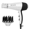 REVLON Volume BoosterHair Dryer with Curl Enhancing Diffuser | Increase VolumeDecrease Frizz and DamageFast Drying1875 Watts (White)(Pack of 6)