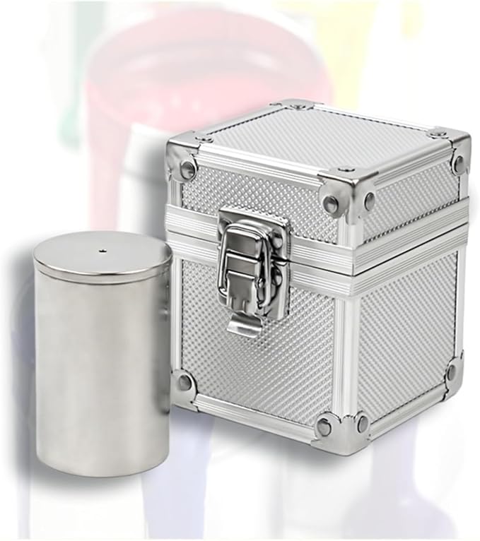 Paint Density Specific Gravity Cup Stainless Steel Coating Density Cup Liquid Densimeter Pycnometer Coating Specific Gravity Cup (100ML)