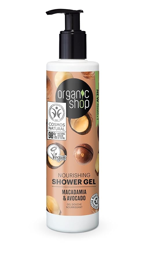Organic Shop Shower Gel Nourishing Macadamia &amp Avocado 280ml