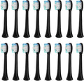 Compatible for 16pcs S100 S200 S600 S700 S710 S800 S820 S900 S910 Toothbrush Heads Ultrasonic Electric(16black)