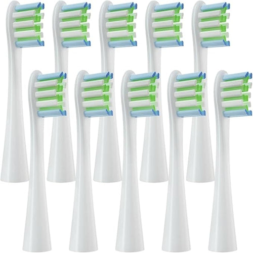 10PCS Brush Head ReplacementCompatible for Toothbrush X/X PRO/ Z1 Replaceable(10 Grey)