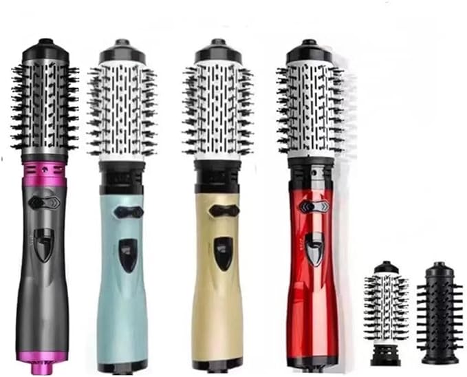 Automatic Curling Comb inch Ceramic Ionic The hot Rounding Brush smooths Your Hair and Helps You Look Better Take Care of Your own Makeup Constant Temperature 2-in-1 (Black)