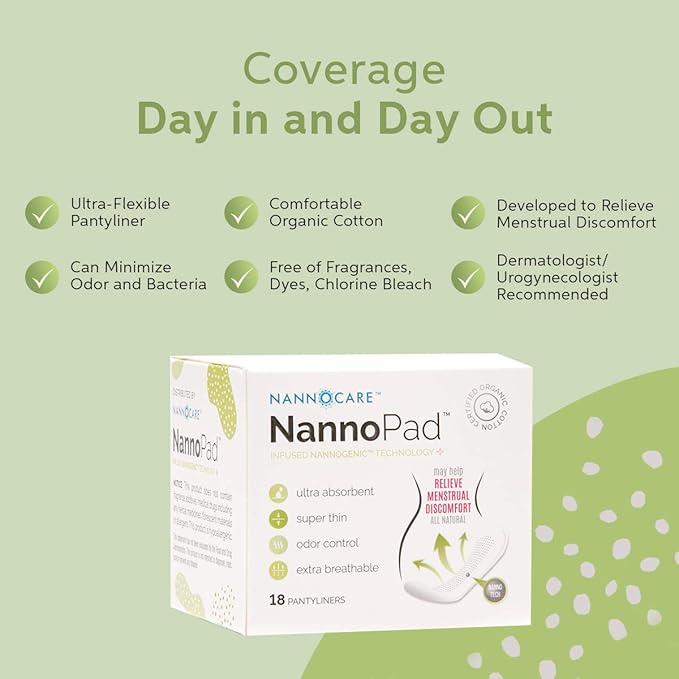 Organic Pantyliners - Organic Cotton Pads - Thin Period Pads – Nannocare Feminine Hygiene Products