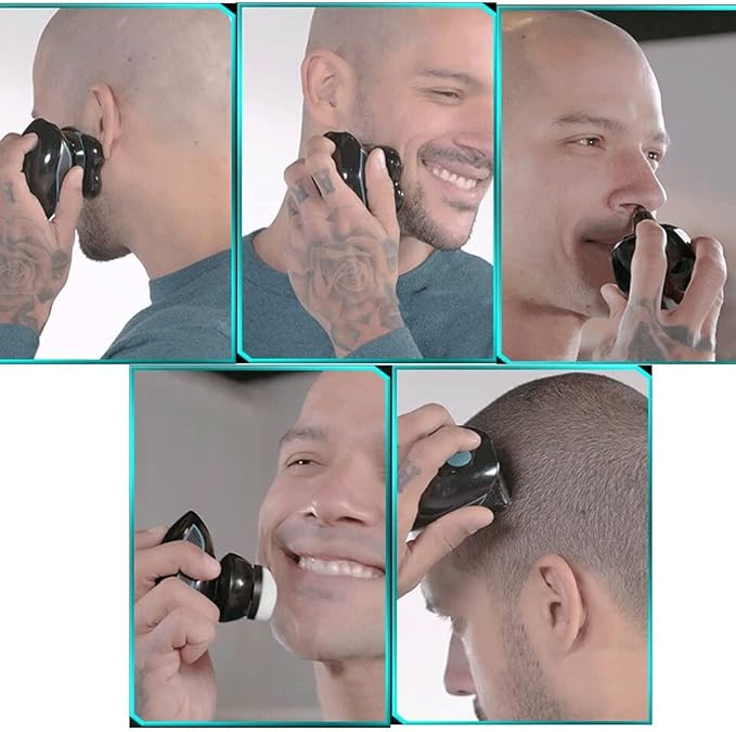 Electric Razor for Men Men Electric Shaver Razor Beard Sideburns Nose Hair Clipper Trimmer Bald Head Shaving Machine