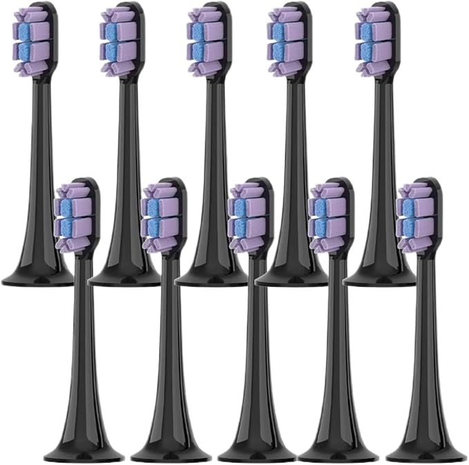 10PCS Replacement Brush HeadsCompatible for XIAOMI MIJIA T700 Mes604 Electric Toothbrush