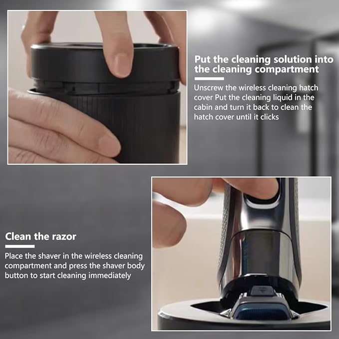 Replacement Clean Pod AC52/01 For Philips Norelco 2nd Generation Series 7000 and Series 9000 Shavers