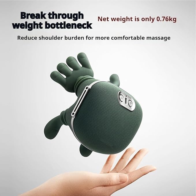 Hand and Neck Massager There Palm Massager Electric Finger Massager for Neck and Back deep Tissue with Heating and Traction Functions