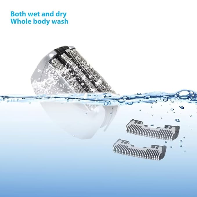 2023 Upgraded WES9020PC Shaver Outer Foil and Inner Blade Set Replacement for Panasonic WES9020PC A-RC4 4-Blade Shaver ES8243AA