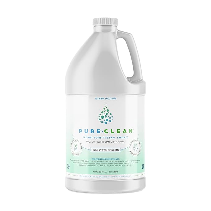 PURE•CLEAN™ Hand Sanitizing/Hard Surface Spray-70% Isopropyl Alcohol