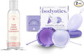 Comfydisc 2-Pack Menstrual Discs (S and L) with Pull-Off String and Water-Based Lube Bundle (4 Fl Oz) - Leak-Proof Body-Safe Silicone Discs and Personal Lube