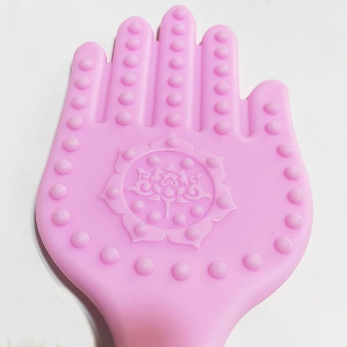 无味健康拍经络拍拍痧板 Extendable Back Scratcher手掌拍拍痧掌花朵拍 HomeOffice Body Electric Massagers