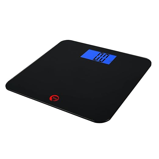 True 42 ECHO-400 Large Talking Bathroom Scale 400lb Capacity- Extra Wide Platform- Large LCD- Precision Digital Scale