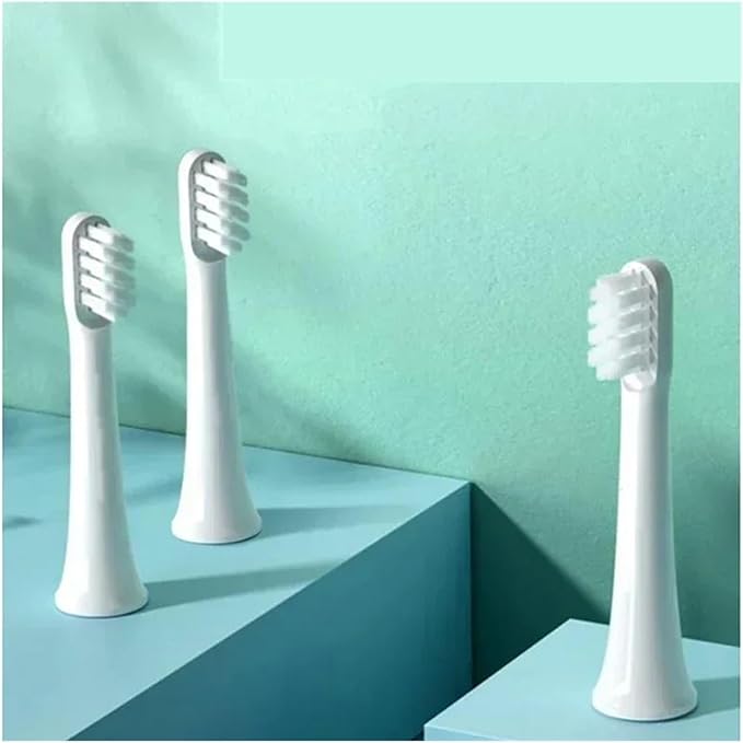 10PCS Compatible for T100 Replacement Brush Heads Electric Toothbrush Vacuum Soft Bristle Suitable Nozzles(10White)