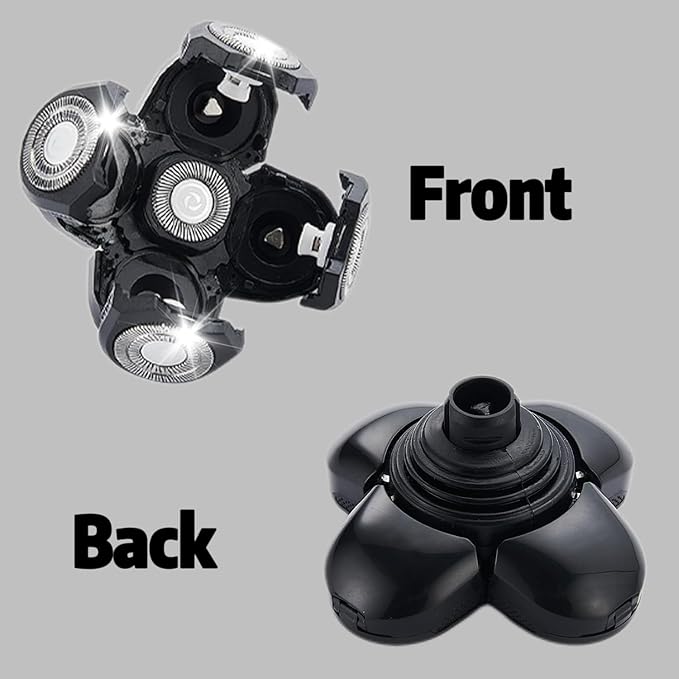 3PCS Fre*bi*d Shaver Heads - Freedom Fle*Seri*s Replacement Blades for Bald Men