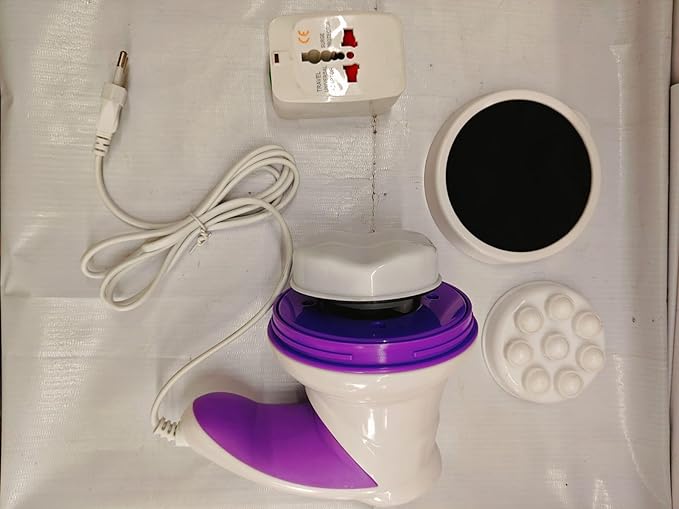 Acupressure Products Manipol Complete Body Head Neck Shoulder Back Leg Foot Pain Relief for Men Women for Fat Reduction Joint Pains Massager (White)