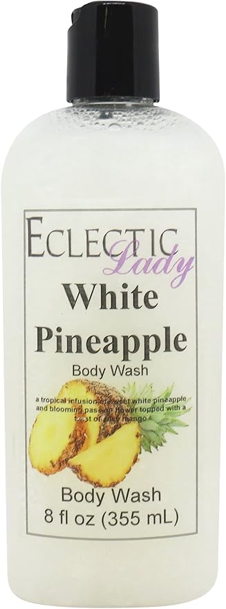 Eclectic Lady Liquid Pearl Body Wash - Whipped Cream Scent 3-in-1 Use For Bubble Bath Hand Soap &amp Body Wash Phthalate-Free Whipped Cream Fragrance Handcrafted in USA (8 oz)