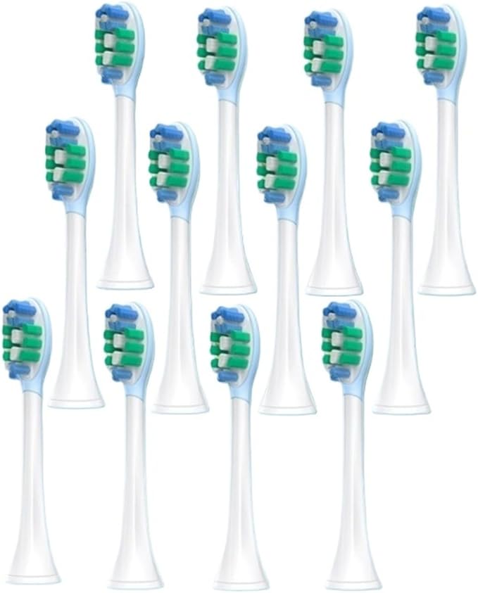 9Models Toothbrush Head CCompatible for with Sonicare HX3/HX6/HX9 Series Models(12pcs 905-C)