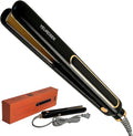 Hair Straightener Flat Iron - Quickly Heats up in 10s Max Temperature 230° C/450° F Professional 1 Inch Straightener &amp Curler 2 in 1 with Ceramic Plates Suitable for All Hair Types
