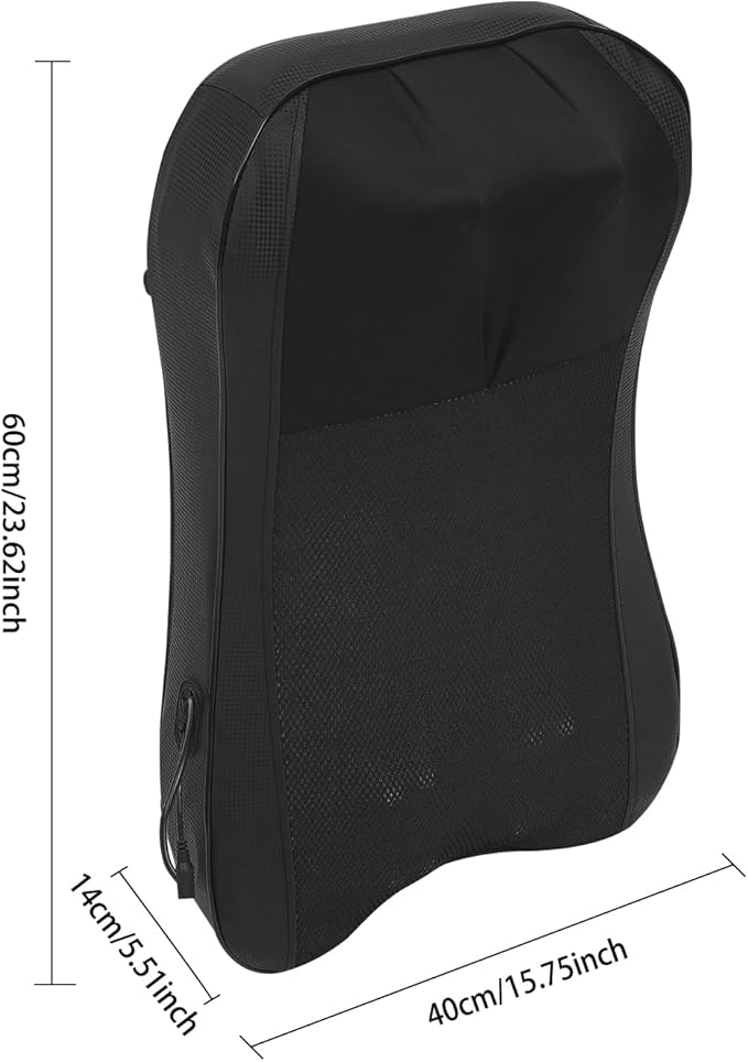 Back Massager with Heat15.75X5.51X23.62In Electric Back Massager Shoulder Neck Instrument for Cervical Vertebrae with Three Intensity Levels for Men Women Mom Dad