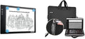 Rechargeable Magnetic A4 LED Light pad &amp Tracing Light Pad Case Black