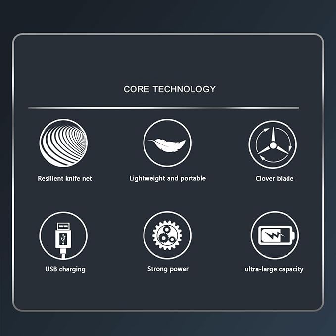 Electric Shaver Men's Electric Travel Shaver Wireless Electric Mobile Electric Travel Shaver USB Wet and Dry Beard Grooming Kit Men's Hair Removal Device for Short Hard Beard Hair