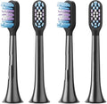 Compatible Electric Toothbrush Head T501/T501C Full Effect Bright White Clean Caring Replace Teeth Heads 2/4 PCS(4pcs Black)