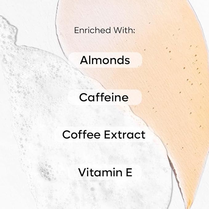 Coffee Body Wash with Almonds | De-Tan &amp Deep Cleansing Shower Gel | Enriched with Vitamin E &amp in Energizing Nutty Almond Aroma | Suitable for All Skin Types | For both Men &amp Women (200ml)