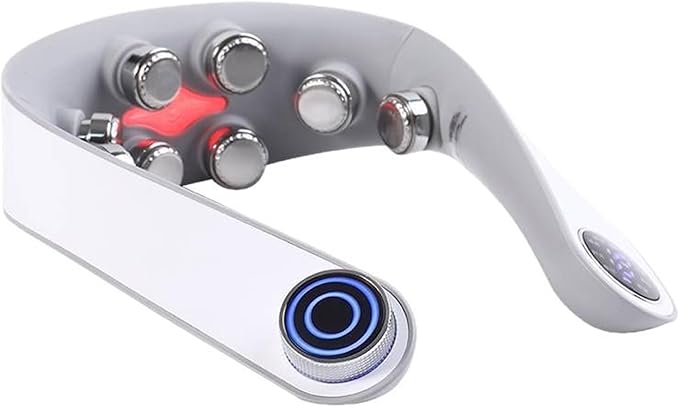Electric Neck Massager with Heat 10 Modes 16 Intensity Levels Cordless Massager for Women Powerful Neck Massage Tool Deep Tissue Massage