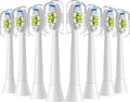 Replacement Toothbrush Heads Compatible WithElectric(8pcs White)
