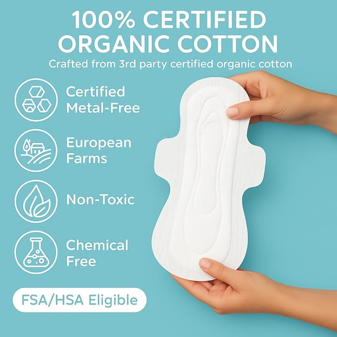 Organic Cotton Tampons &amp Pads Feminine Care Bundle