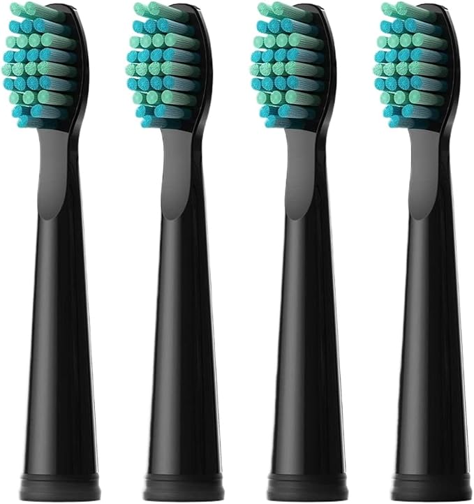 Compatible for Fairywill Electric Toothbrushes Replacement Heads Sets for FW-507 FW-508 FW-917 Head Toothbrush(FW02(1pack-4pcs))