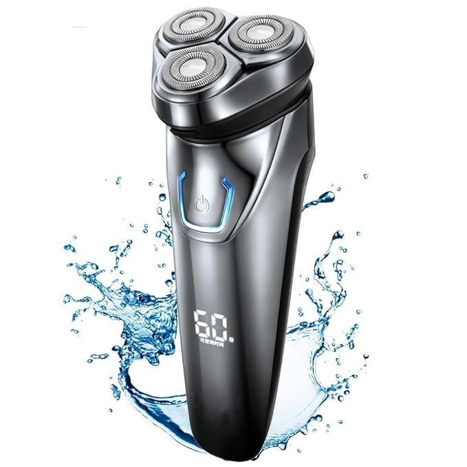 Head Shavers for Bald Men Razor Rotary 3D Floating Heads Rechargeable Strong Waterproof Mens Electric Shaver Beard Trimmer Wet &amp Dry