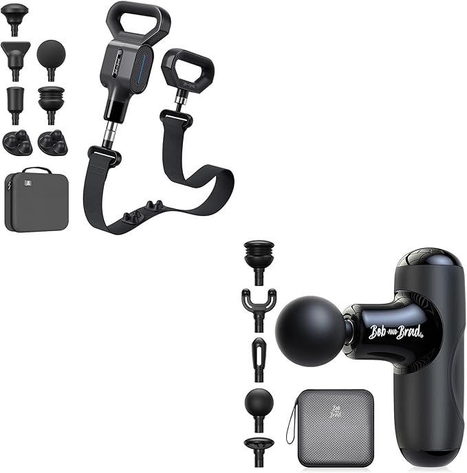 BOB AND BRAD Q2 Mini Massage and sWAVE Massage Gun with Belt