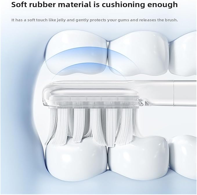 Compatible for Laifen Electric Toothbrush Brush Head [Cushioning Model] LFTBO1-S LFTB01-P ABS LFTB01-A Oscillation