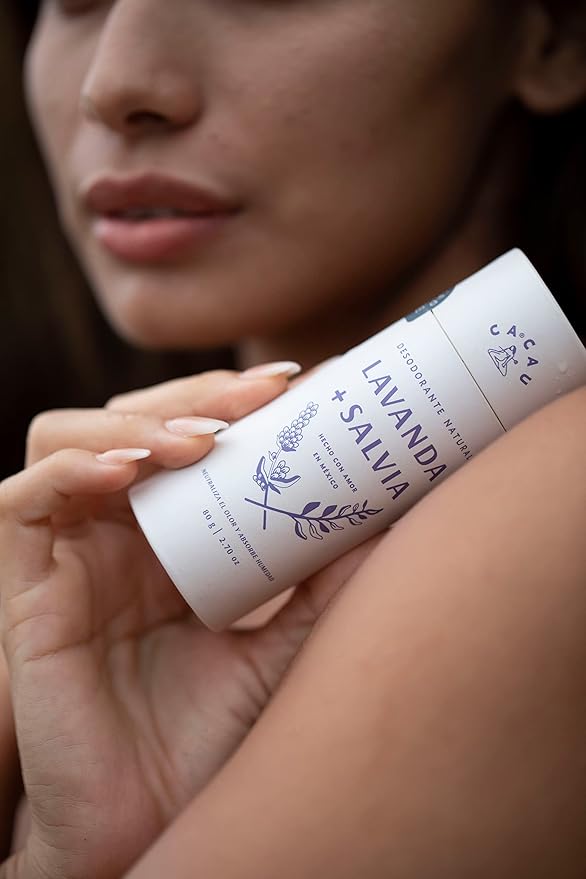 CACAU NATURALS LAVENDER + SAGE Natural Deodorant Extra Strenght 48 hour Vegan Aluminium-Free