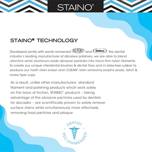 Staino Twins Interdental Brush Dual-Ended Travel Brush Large Cylindrical Brush 36 2-Brush Units - Total 72 Brushes