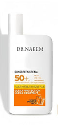 Organic Brightening Sunscreen SPF 50+ PA+++ | Mineral &amp Physical UV Protection with Zinc Oxide &amp Titanium Dioxide | Matte Finish Non-Greasy 50ml
