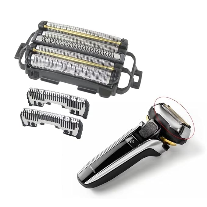 Original Craft ES9040 5-Blade Spare Blade Inner Outer Set Face Mens Shaver Original Craft ES9040 5-Blade ES-CLV9U ES-CLV7U ES-CLV7G ES-CLV5U ES-CLV5G Replacement for Panasonic 5 Flute