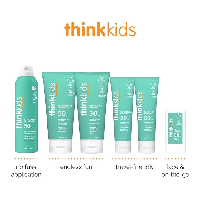 2 Pack of Thinksport Sunscreen SPF 50+ 6 Ounce