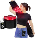 Red Light Therapy Belt &amp Cordless Back Massager Belt with Heat Near Infrared Wrap for Body with Vibration for Back Pain Relief Red Light Belt Device 315 LED &amp 10000mAh Controller at Home &a