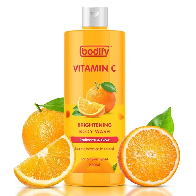 Vitamin C Brightening Body Wash 250 Ml | Radiance &amp Glow | Paraben Free | All Skin Types