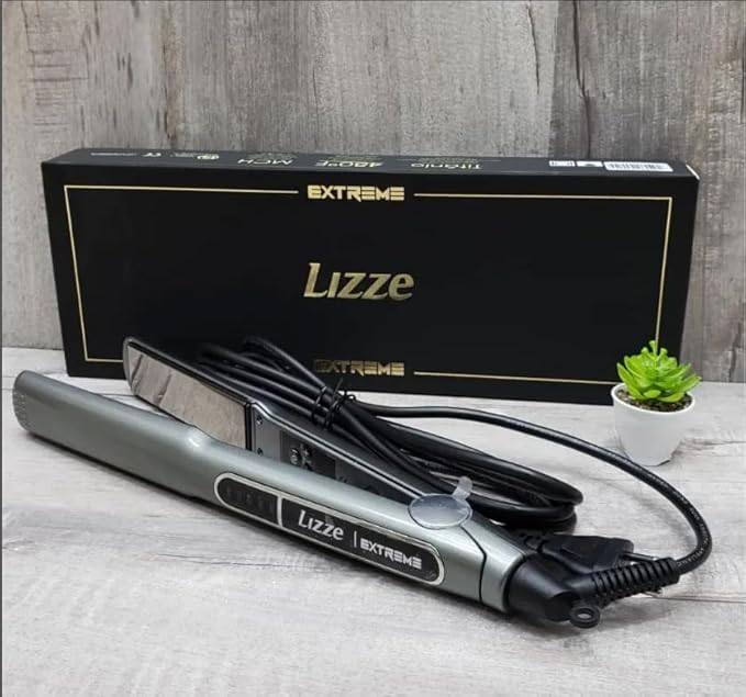 Lizze Extreme Professional Hair Straightener | Original Nano Titanium Technology Straightens Dry Frizzy Hair Curls | 250 Deg. C. (480'f) - 110 Volts : Beauty &amp Professional Care