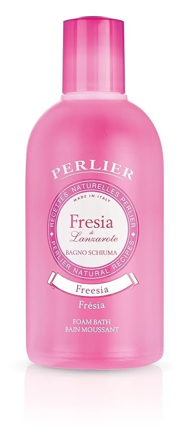 Perlier Freesia Foam Bath - Natural &amp Calming Aromatherapy Bubble Bath For Women And Men - Rich Foaming Formula Provides Deep Moisturization And Hydration For All Skin Types 16.9 Fl Oz