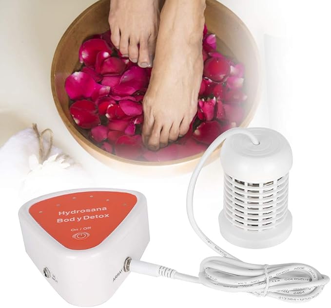 YUYTE Portable Ionic Foot Bath SPA - Detox Foot Soaker Massager for Improves Circulation Soothe Tired Muscles