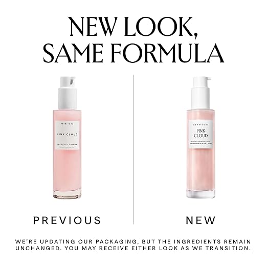 HERBIVORE Pink Cloud Creamy Jelly Cleanser | Hydrating Face Wash with Rosewater Squalane + Tremella Mushroom Gently Cleanses + Removes Makeup Vegan Plant-Based Cruelty-Free 100 mL / 3.4 oz