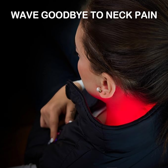 Red Light Therapy Vest for Body Cordless Infrared Light for Neck Shoulder Back &amp Abdomen Pain Relief Skin Care Postpartum Recovery
