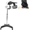 Wall Mounted Orbiting Hair Dryer Temperature Adjustable Salon Hair Perming Machine 360 Degree Rotating Heating Ring Rotating Hair Treatment Machine with 5 Heating Discs vertical-110v