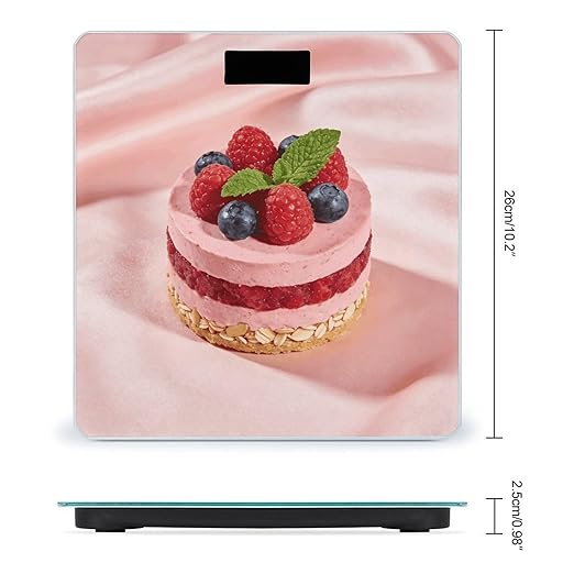 Ispahan Smart Scale for Body Weight Digital Bathroom Scale Toughened Glass Weight Scale with Large LCD Backlight Display High Precision Scales Weighing Machine